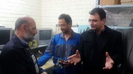 حضور مهندس محجوب در سمنان و بازدید از 5 واحد تولیدی(تصویر)